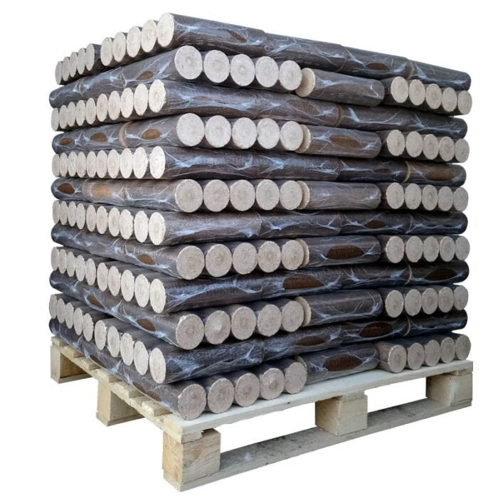 BĂ»ches de bois densifiĂ© â 100 % Feuillus â Palette de 960 Kg