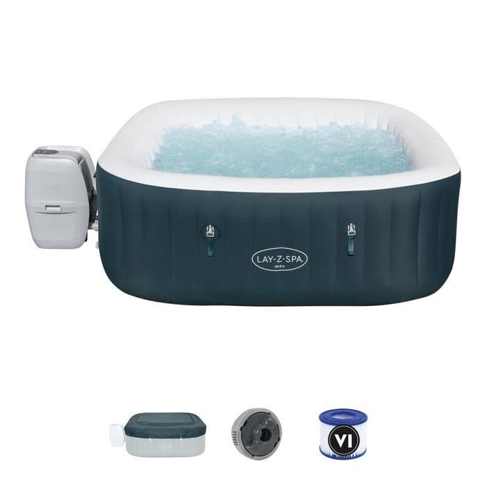 Spa gonflable carrĂ© 6 places â Ibiza Airjet â Bestway