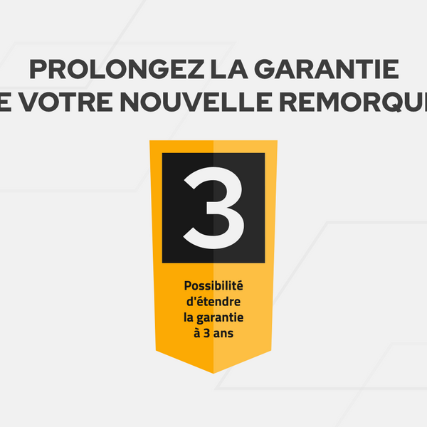 Remorque bâchée d'occasion Garden Trailer 230 KIPP avec rehausses grillagées, bâche haute et roue jockey